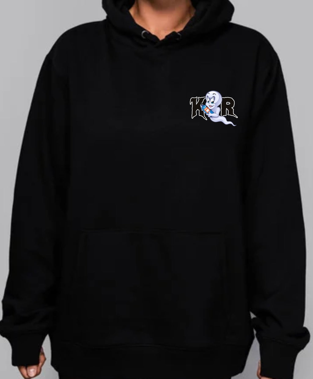Kasper the Ghost Black Hoodie