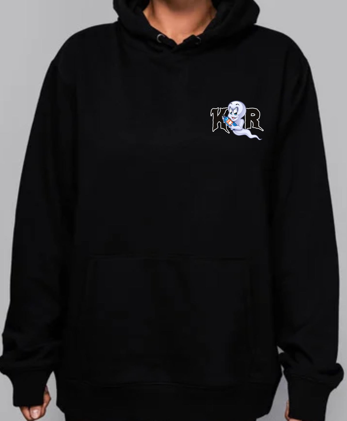 Kasper the Ghost Black Hoodie