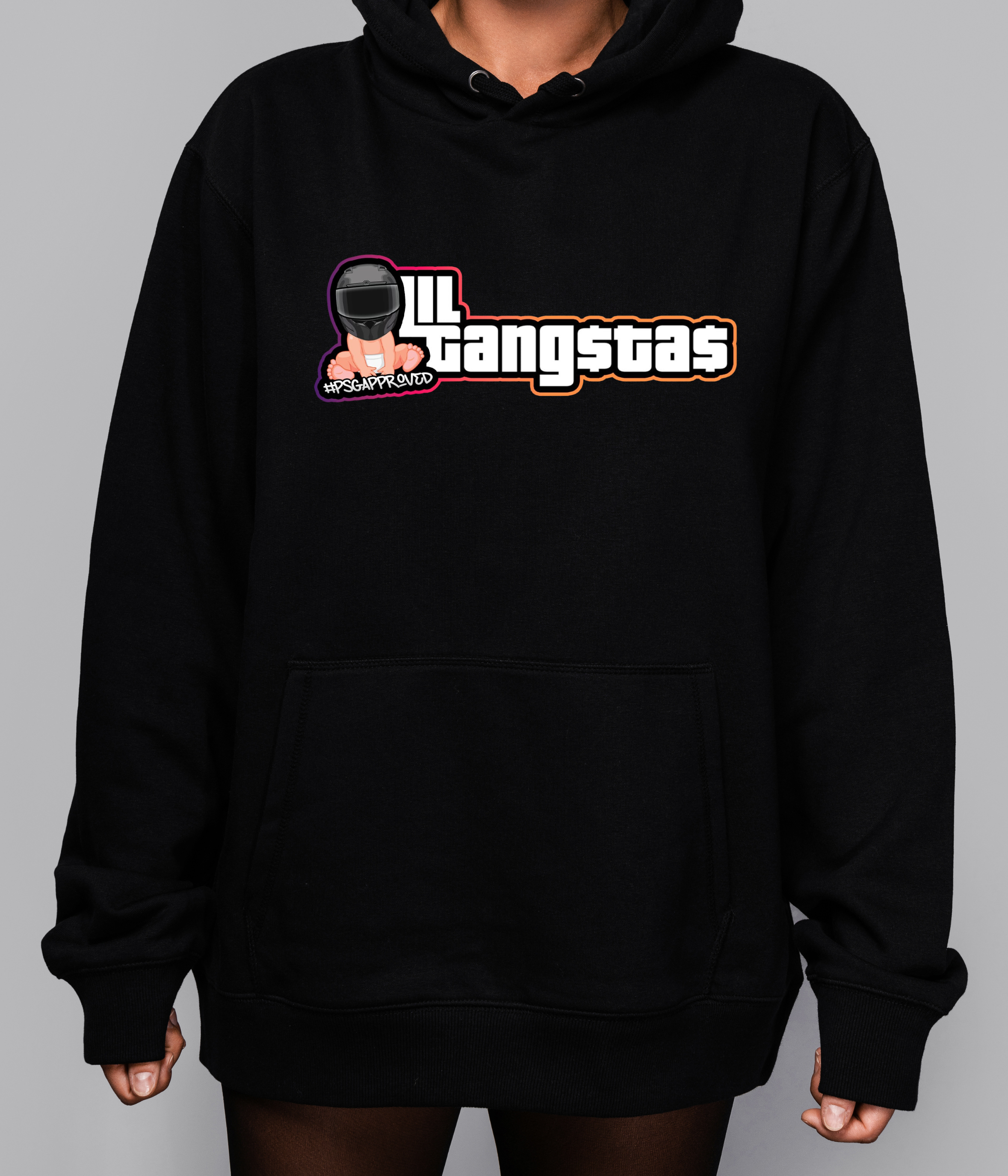 Lil' Gangstas w/ PSG baby Hoodie